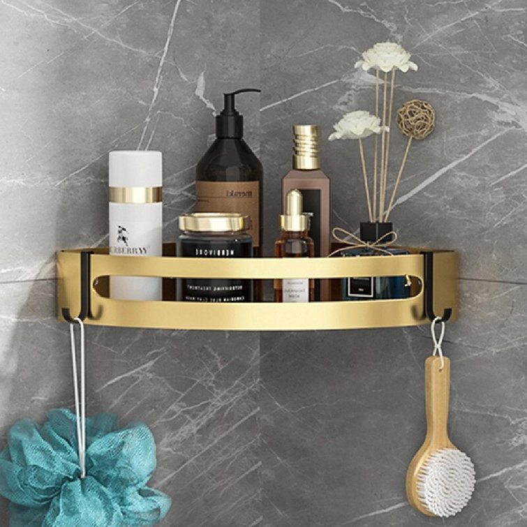 Everly Quinn Drill & Screw Mount Shower Basket Wayfair